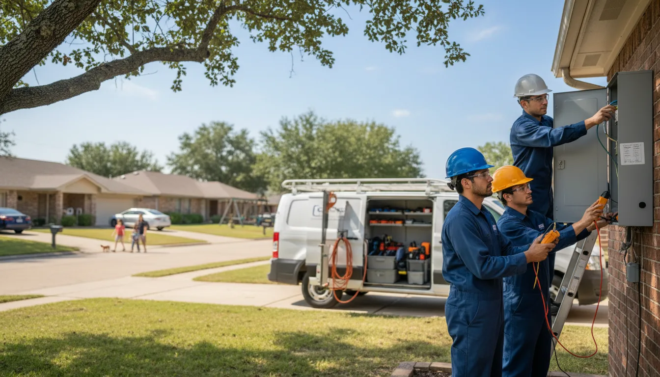 Certified electrician providing emergency electrical services in Orient, SD